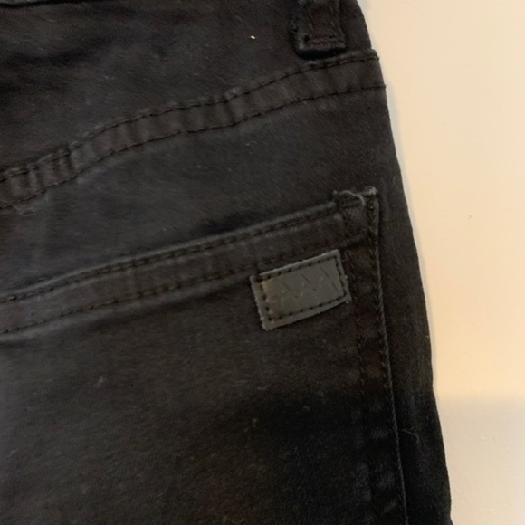 3/$25 Zee Gee Why Black Denim Mini Skirt sz 26 - Picture 4 of 8